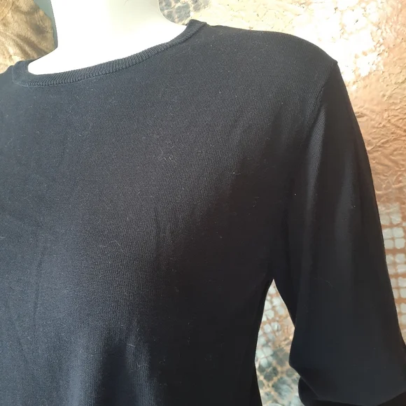 Nwt Zara Silk/Cotton Blend Tie Waist Sweater - Picture 8 of 15